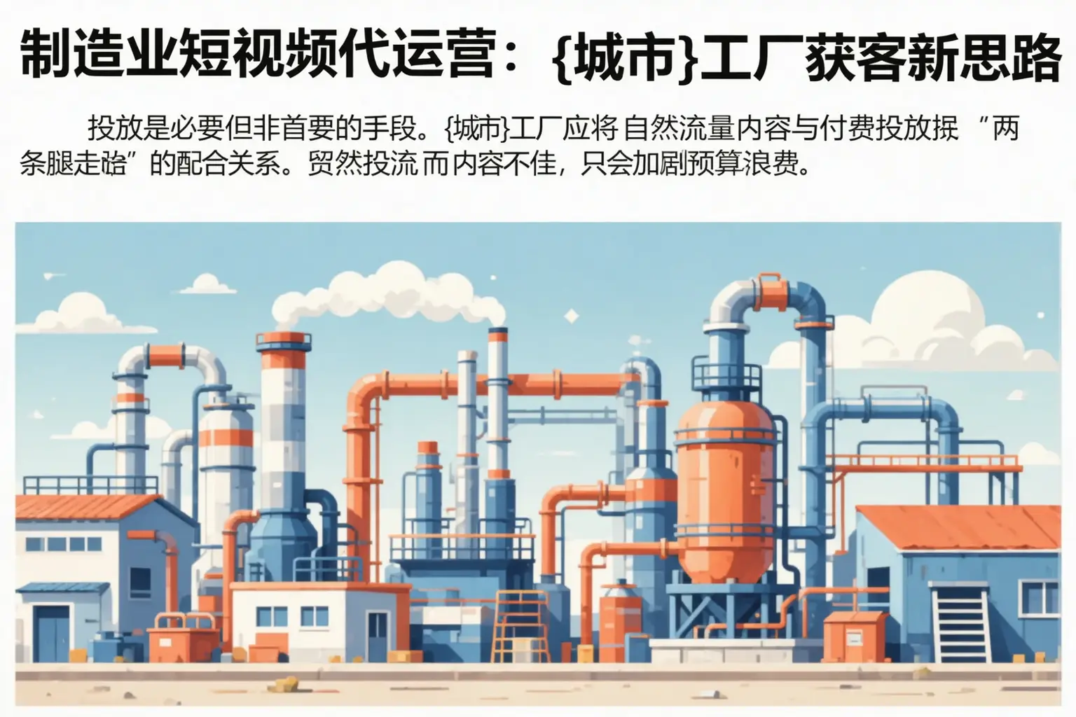 制造业短视频代运营:雅安工厂获客新思路