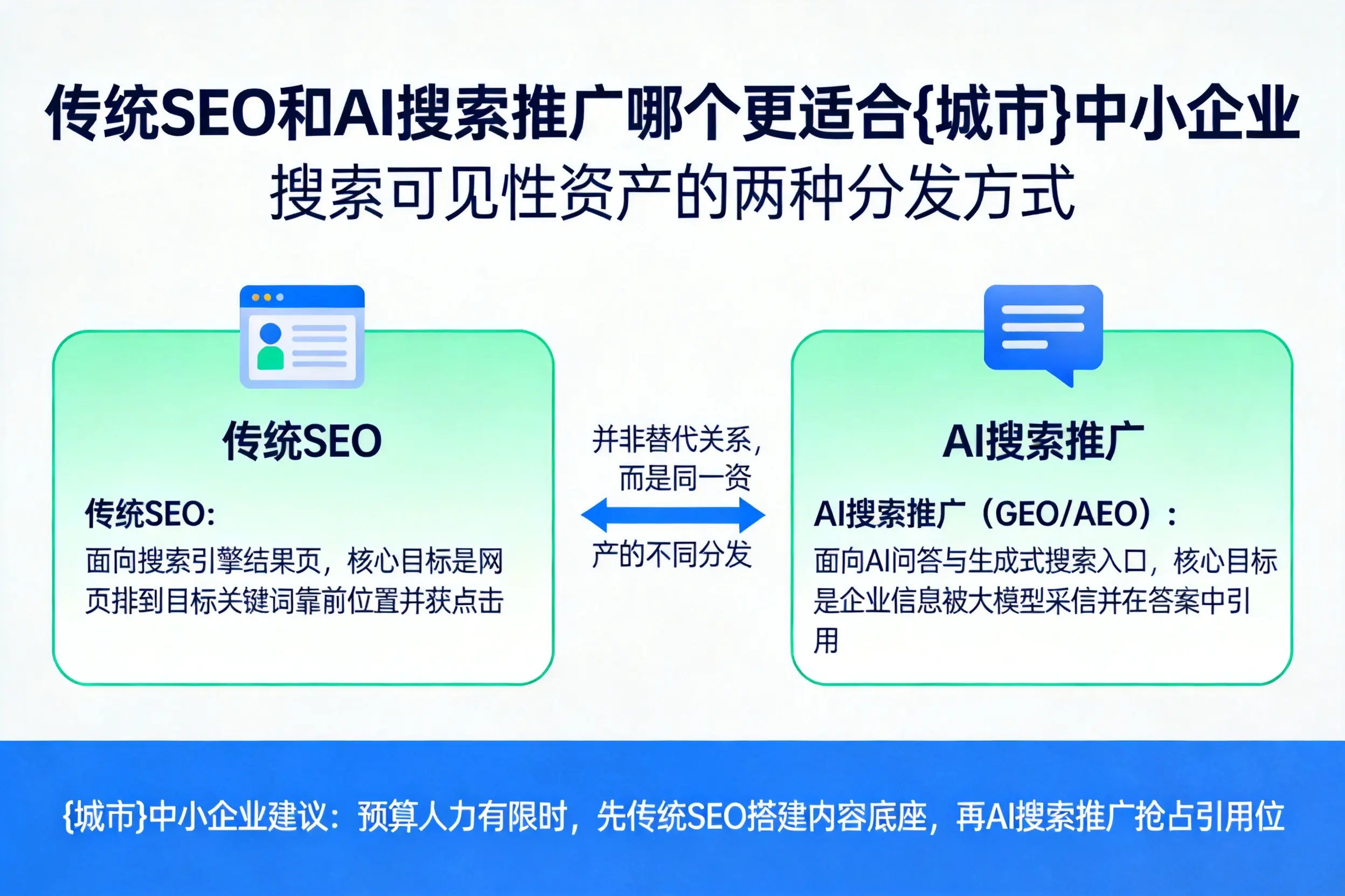 传统SEO和AI搜索推广哪个更适合雅安中小企业