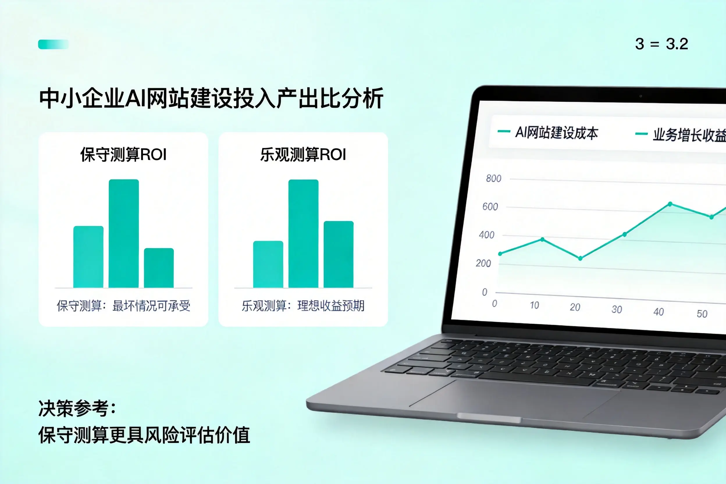 雅安中小企业AI网站建设投入产出比怎么算?先看这份分析