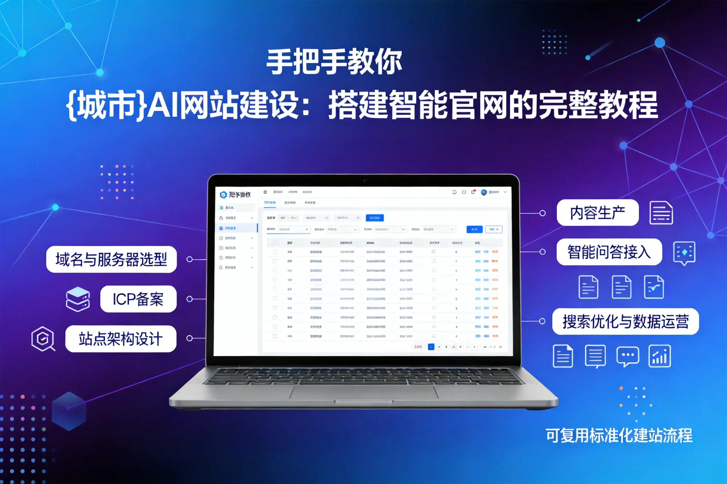 手把手教你雅安AI网站建设：搭建智能官网的完整教程