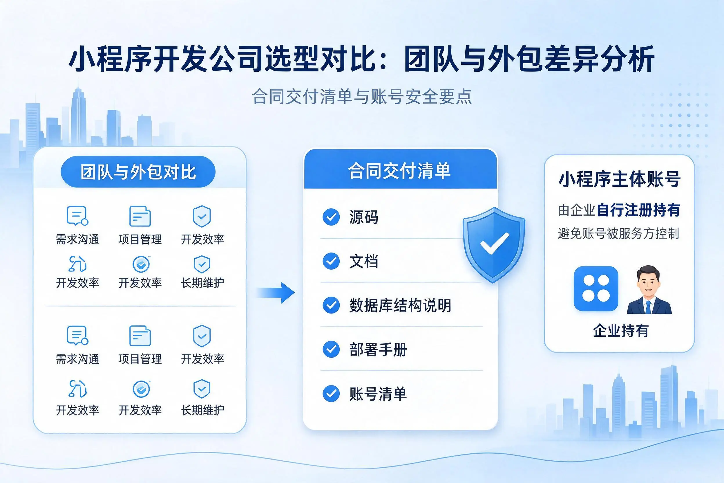 雅安小程序开发公司选型对比：团队与外包差异分析