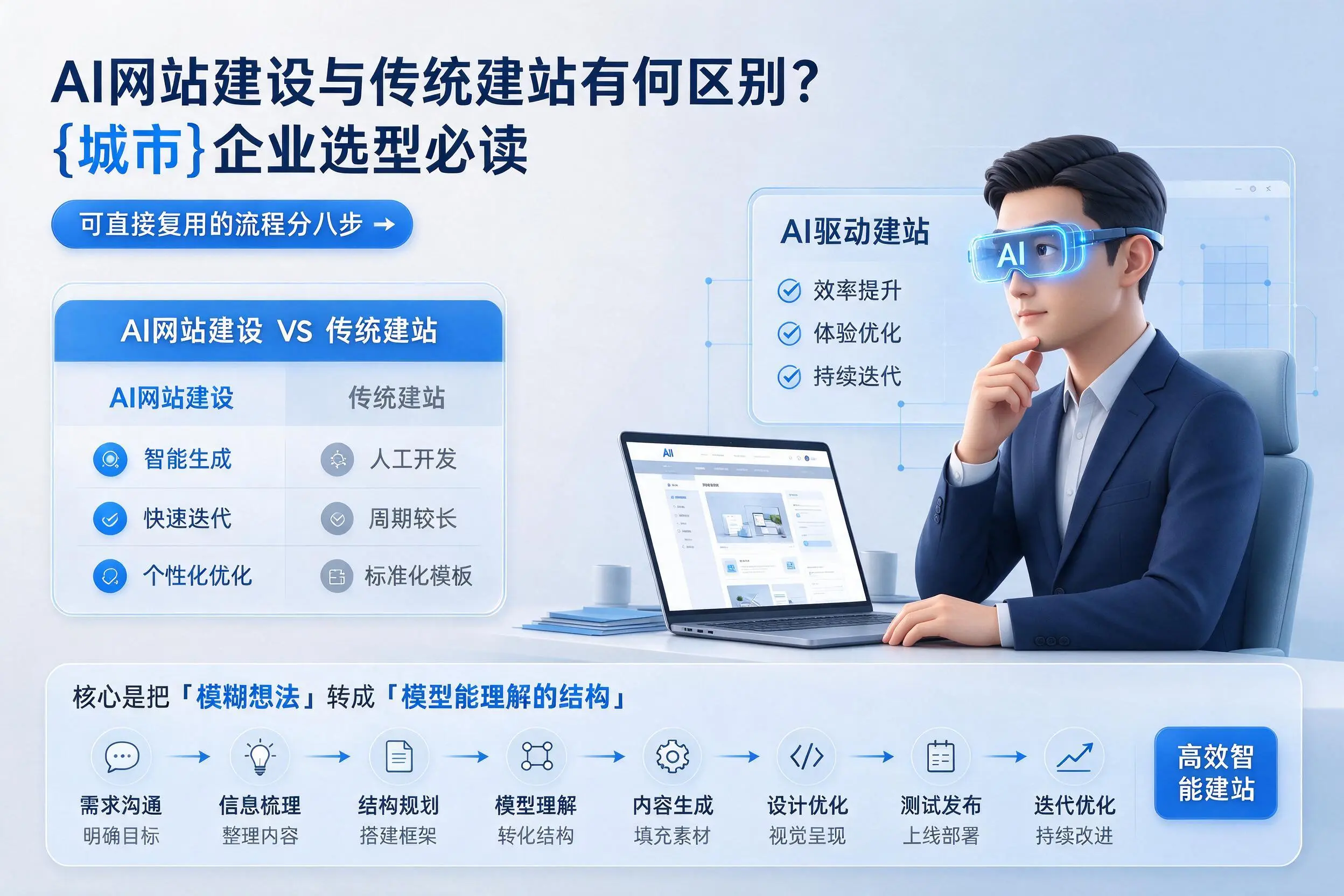 AI网站建设与传统建站有何区别？雅安企业选型必读