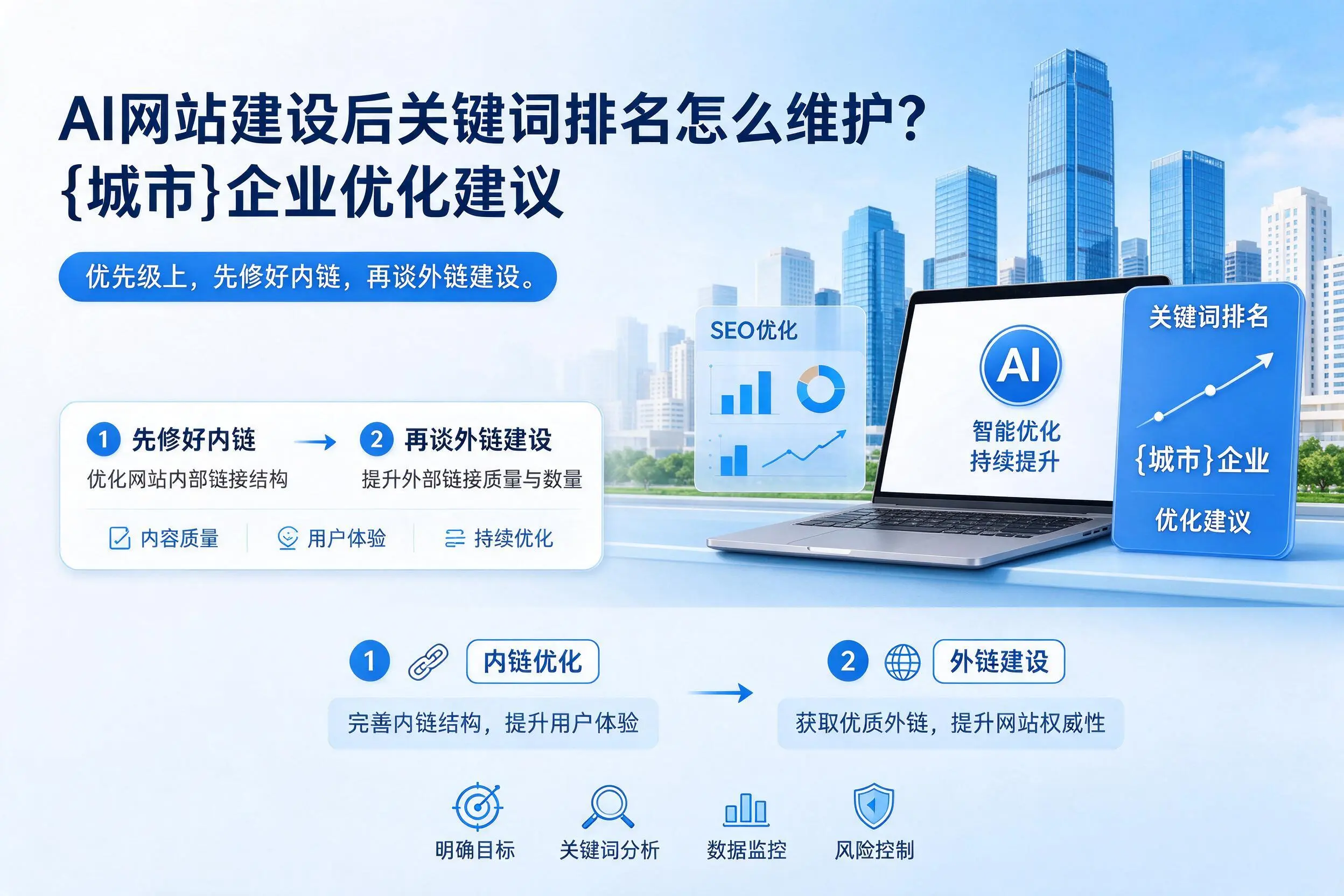 AI网站建设后关键词排名怎么维护?雅安企业优化建议